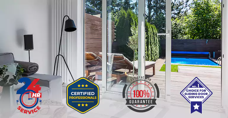 Glass Balcony Sliding Door Repair in North Palm Beach