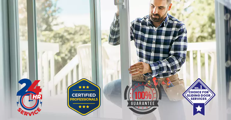 Leaking Sliding Glass Door Repair in North Palm Beach