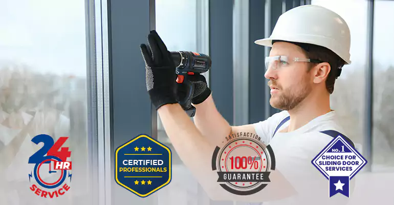 Sliding Glass Door Pin Lock Installation in North Palm Beach