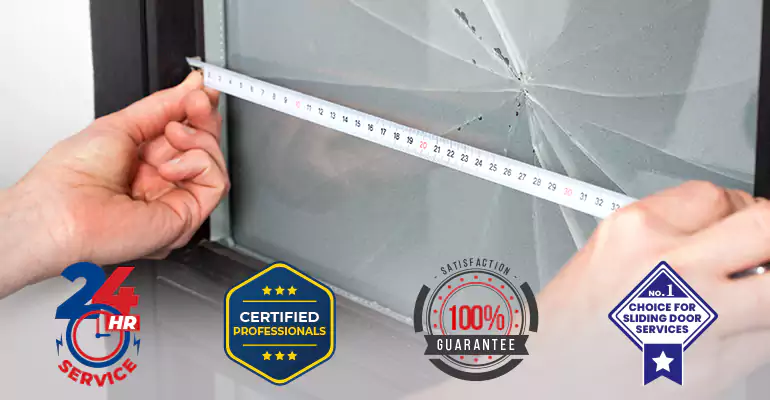 Residential Sliding Door Glass Repair in North Palm Beach