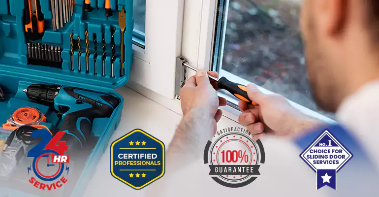 Sliding Patio Door Squeaks Repair Near Me in North Palm Beach